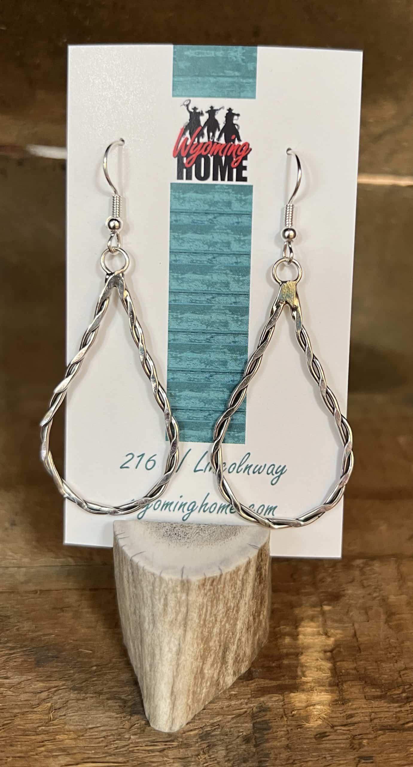 Braided Teardrop Earrings Braided Teardrop Earrings